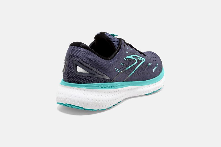 Brooks Glycerin 19 Road Löparskor Dam - Mörkgrå/Blå - 9534-MTEVA